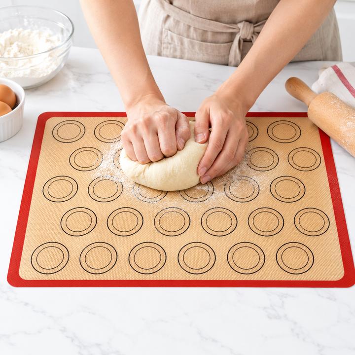 Silicone Pastry Preparation Mat — 1 Piece, Selected Size