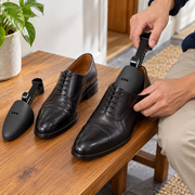 Adjustable Plastic and Steel Shoe Trees — 1 Pair, Selected Size and Color