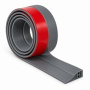 Self-Adhesive Silicone Door Draft Seal — 1 m Roll, Selected Color