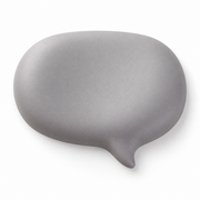 Chat-Bubble Silicone Mouse Wrist Rest — 1 Piece, 12 × 9 × 1.8 cm