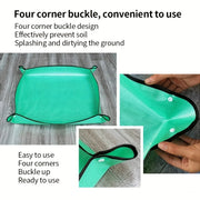 Foldable Plastic Potting Mat — 50 × 50 cm, 1 Piece