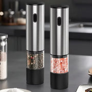 Rechargeable Stainless Steel Spice Grinder — Single or 2-Piece Set