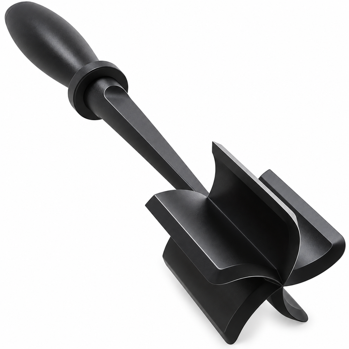 PP Ground-Meat Chopper — Black or Red, 1 Piece