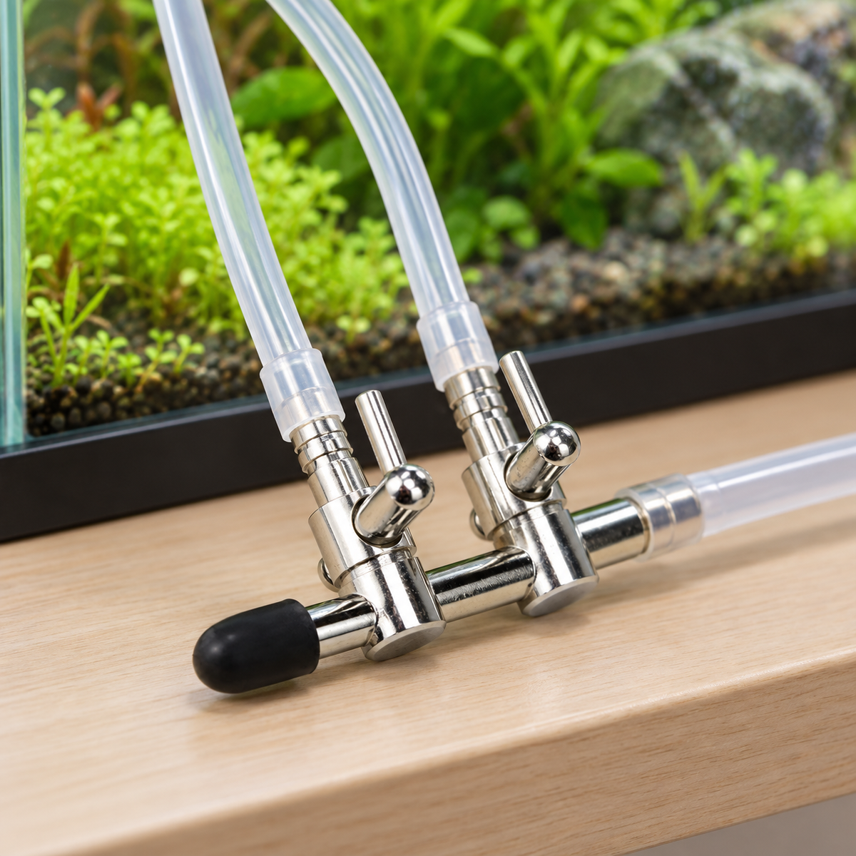 Stainless Steel Aquarium Airflow Distributor — 1–5 Outlets