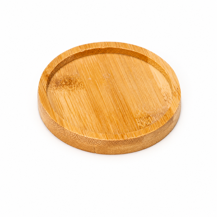 Bamboo Plant Pot Tray — 1 Piece, Selected Shape and Size