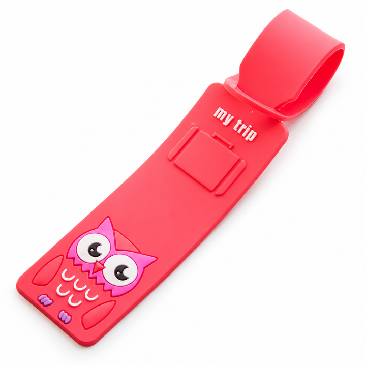 Owl-Shaped Luggage Tag — Selected Color, 1 Piece