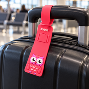 Owl-Shaped Luggage Tag — Selected Color, 1 Piece