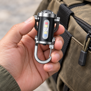 USB-C Rechargeable COB and LED Keychain Flashlight — Selected Pack