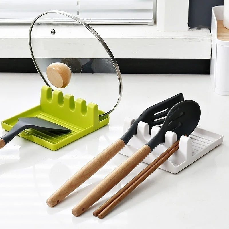 Plastic Spoon and Pot-Lid Rest — Selected Color, 1 Piece