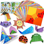 Animal-Pattern Origami Paper Kit — Selected 30- or 96-Sheet Pack