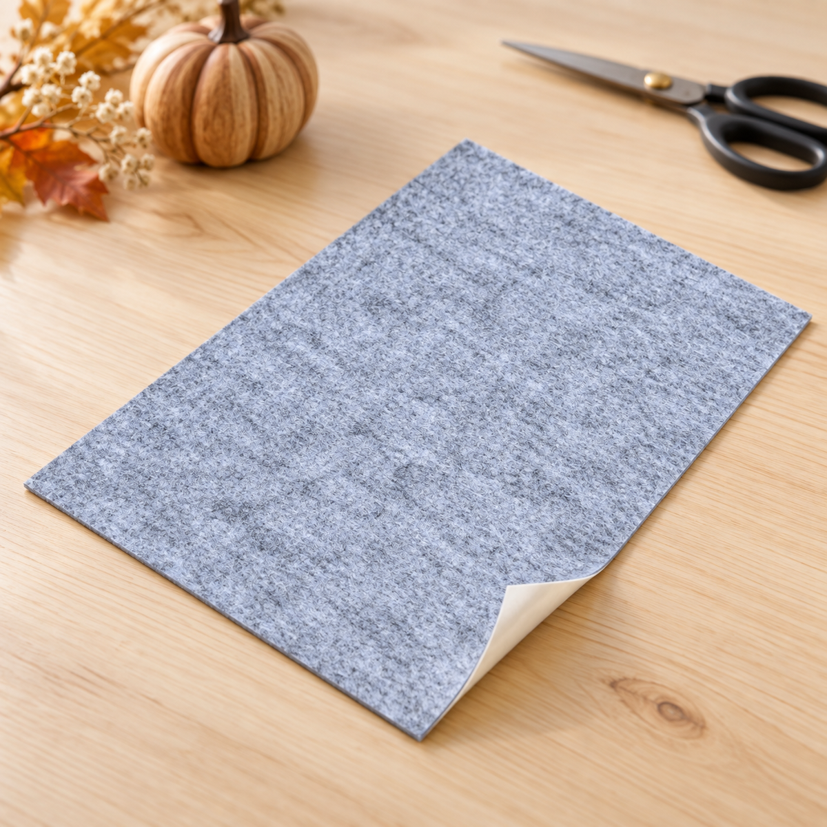 Free Gift — Gray Self-Adhesive Felt Sheet, 30×21 cm, 3 mm