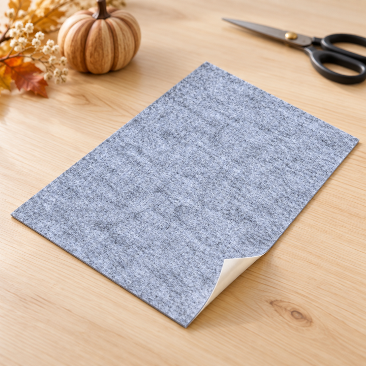 Free Gift — Gray Self-Adhesive Felt Sheet, 30×21 cm, 3 mm