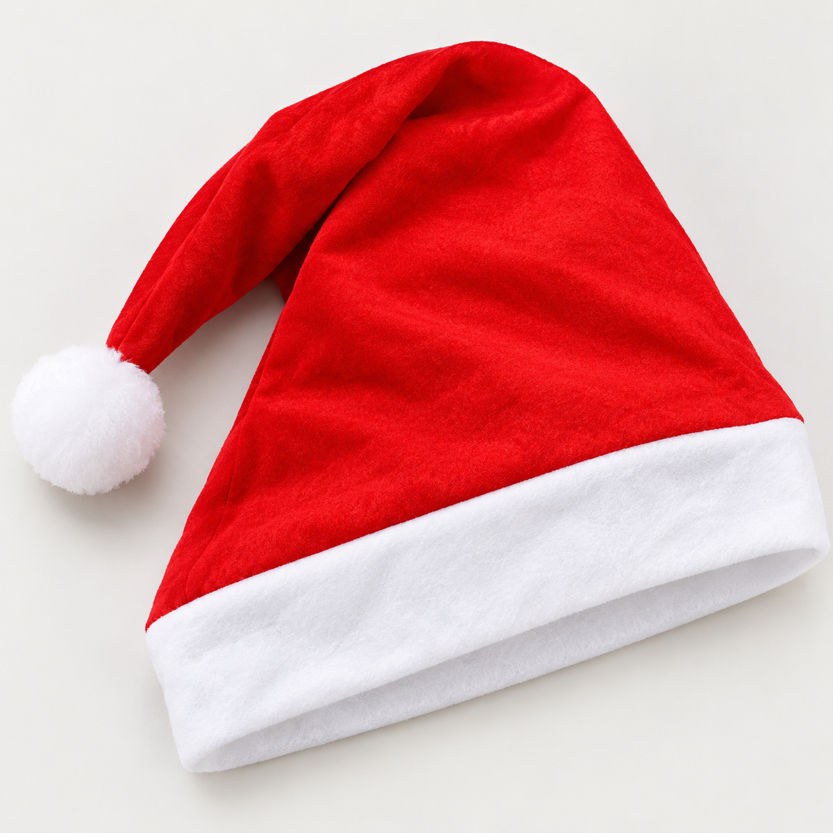 Red Santa hats, pack of 4 — detail view