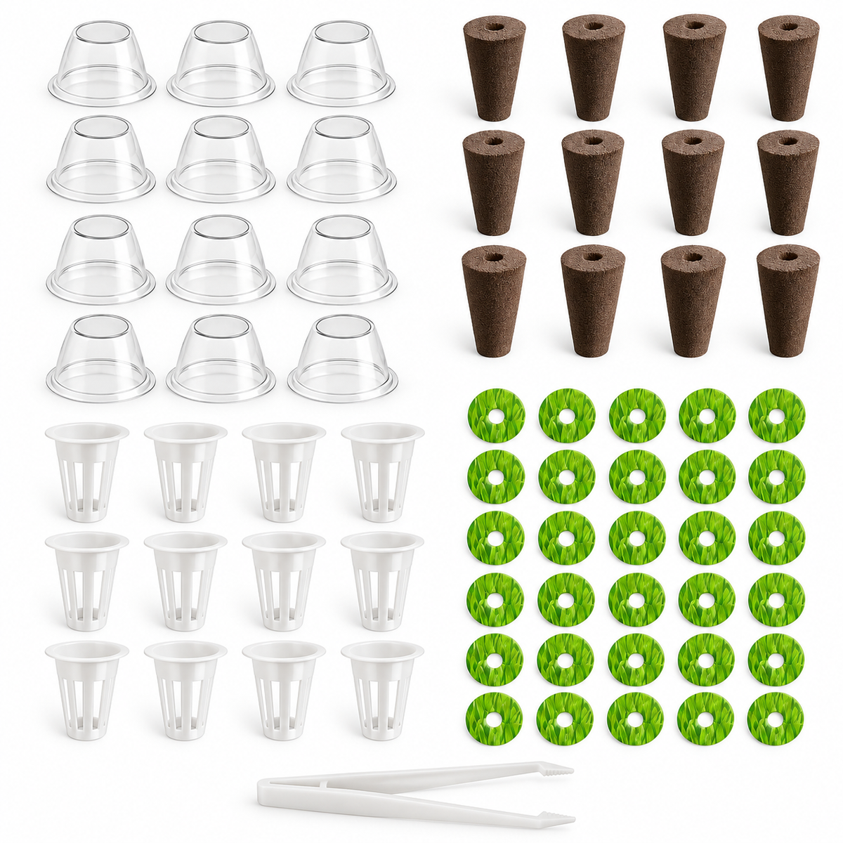 67-Piece Indoor Hydroponic Seed Pod Kit