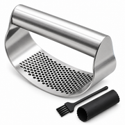 Stainless Steel Garlic Rocker Press