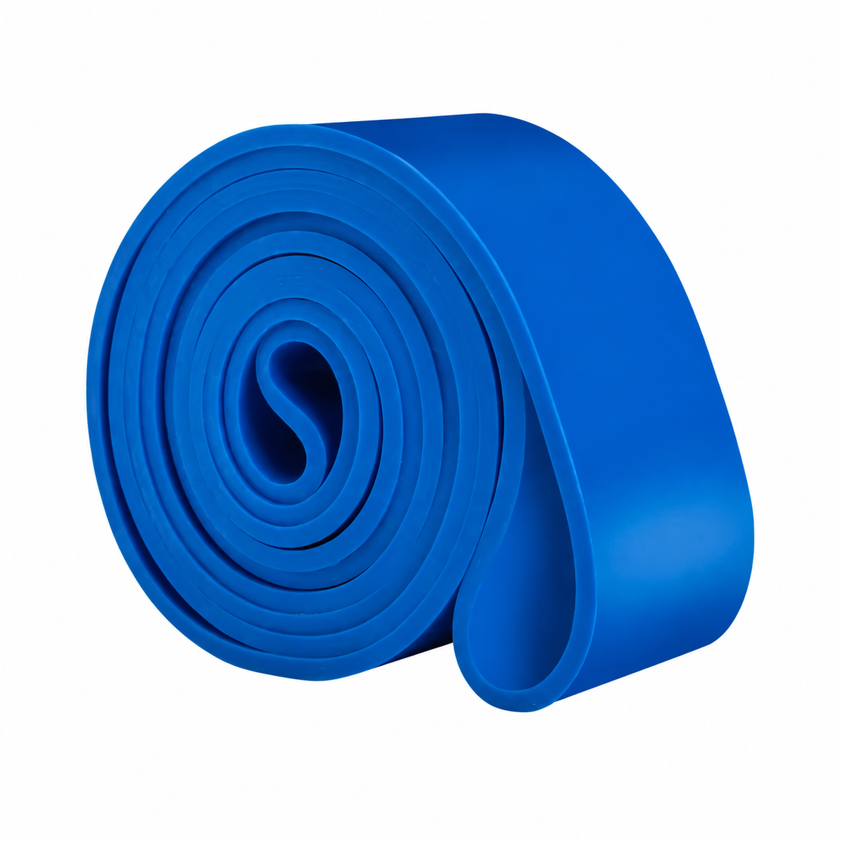 One blue resistance loop band — product only