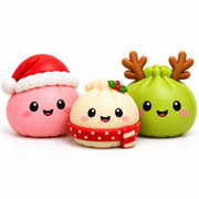 Christmas Dumpling Squishy Advent Calendar — 24 Pieces