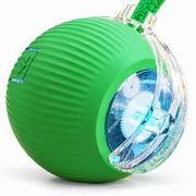 Rolling cat toy clear gear endcap detail
