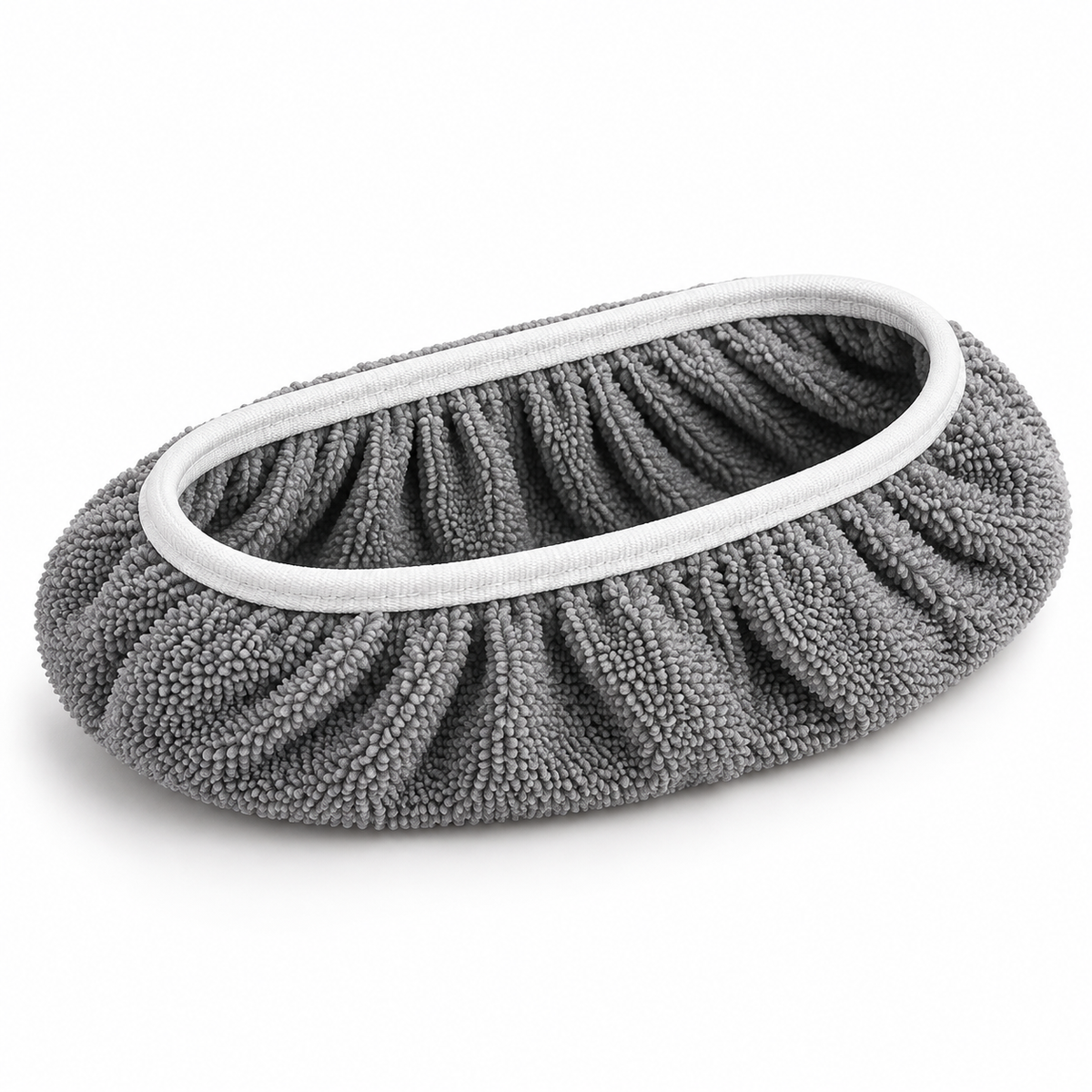 Reusable Gray Mop Head Cover — 1 Replacement Cleaning Pad