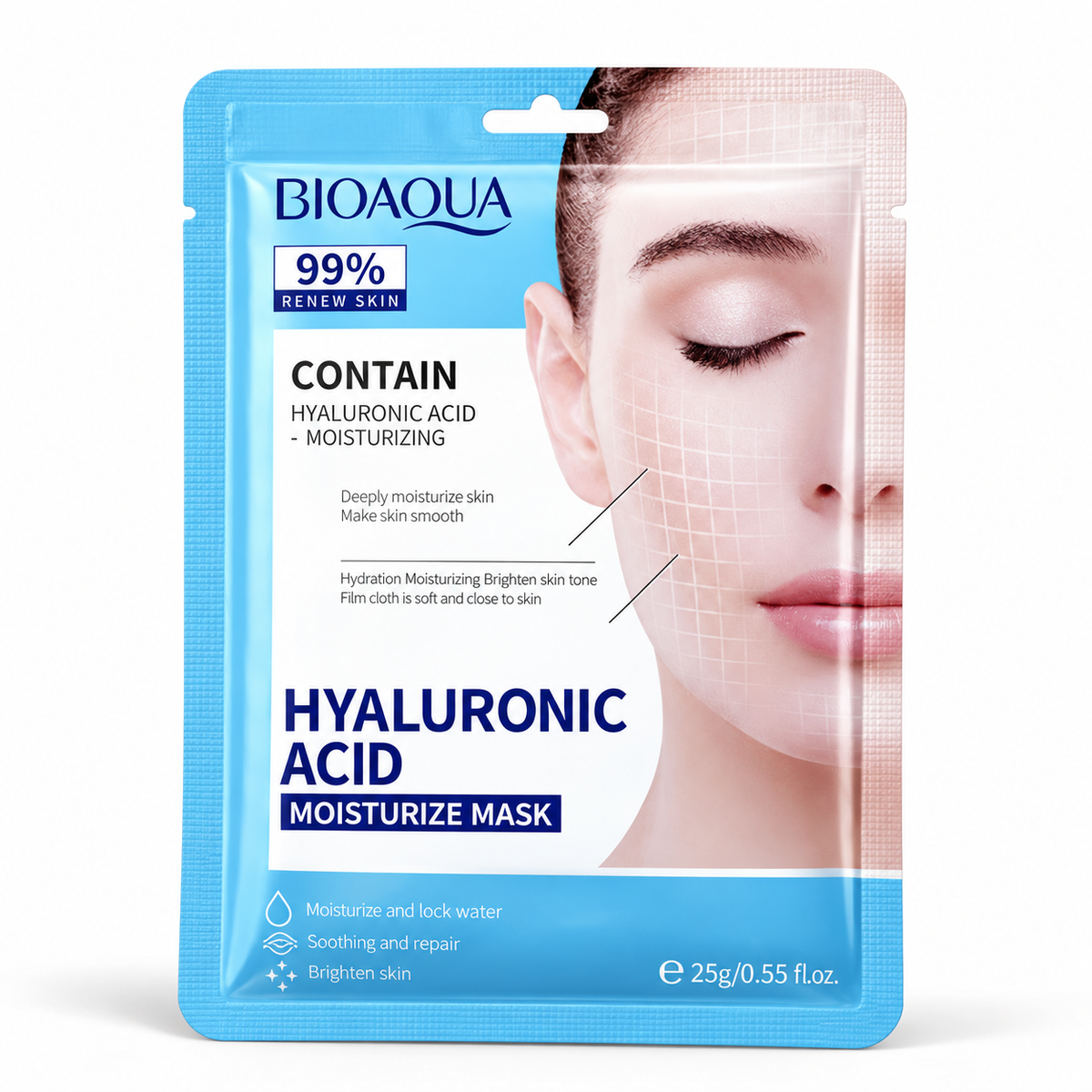 BIOAQUA Facial Sheet Mask — 1 Assorted Mask