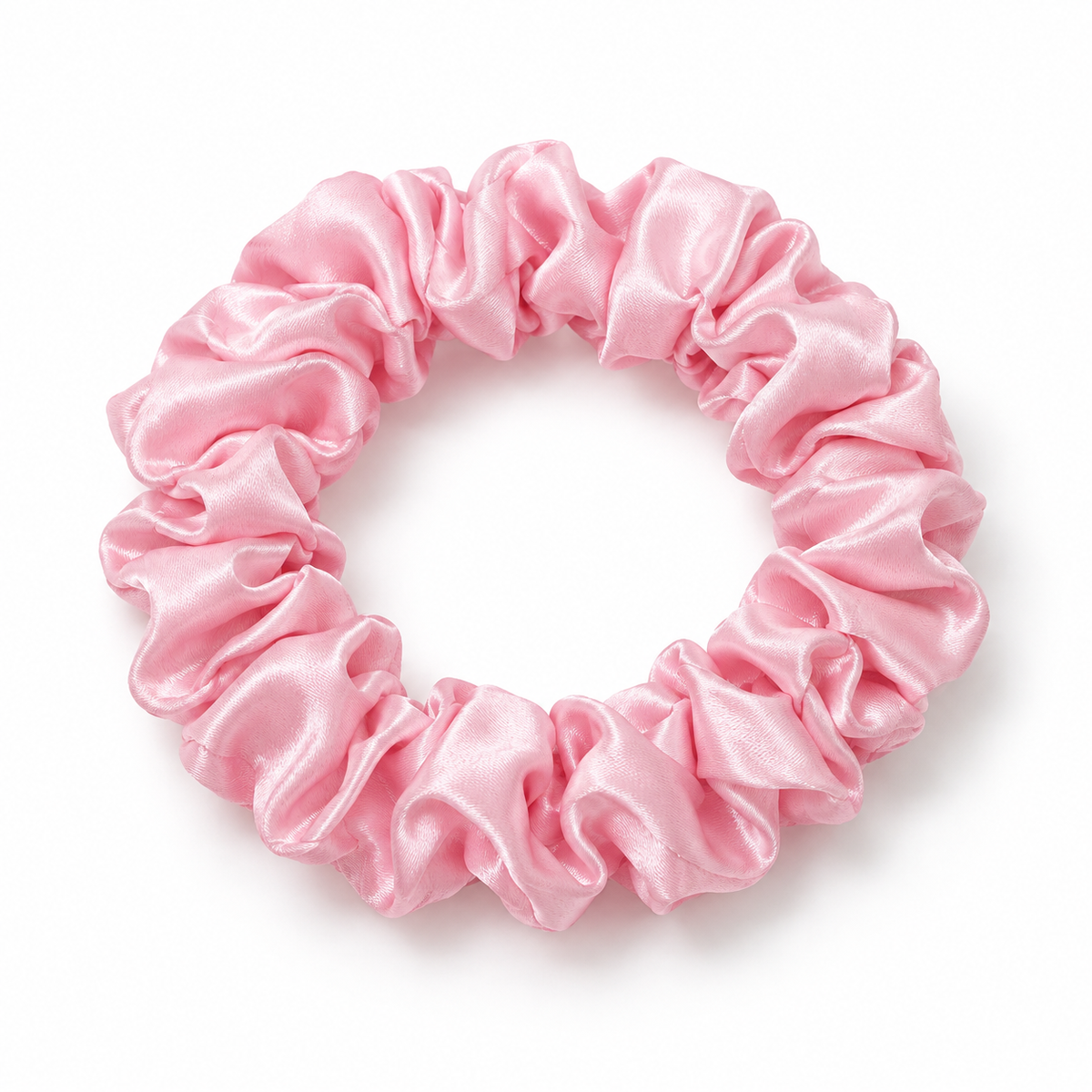 Thin Satin Hair Scrunchie — 1 Assorted Color