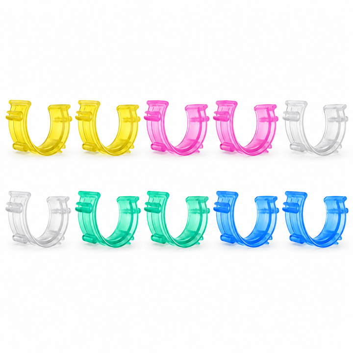 Plastic Sewing Bobbin Clips — Selected Color and 10–50-Piece Pack