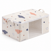 Nonwoven Quilt Storage Bag with Window — 55 × 35 × 25 cm, 1 Piece