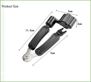 3-in-1 Guitar String Winder, Cutter and Bridge-Pin Puller — 1 Piece