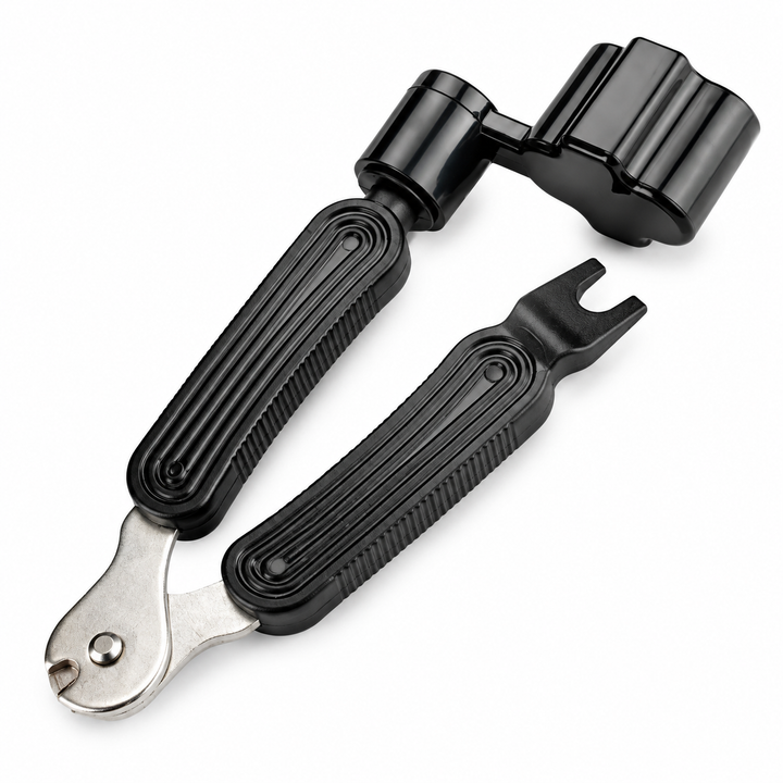 3-in-1 Guitar String Winder, Cutter and Bridge-Pin Puller — 1 Piece