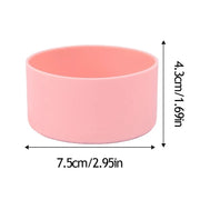 Silicone Tumbler Base Covers — 7.5 cm Fit, Selected 1- or 2-Piece Pack