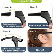 Silicone Eyeglass Ear Hooks — 8 Pieces, Selected Pack