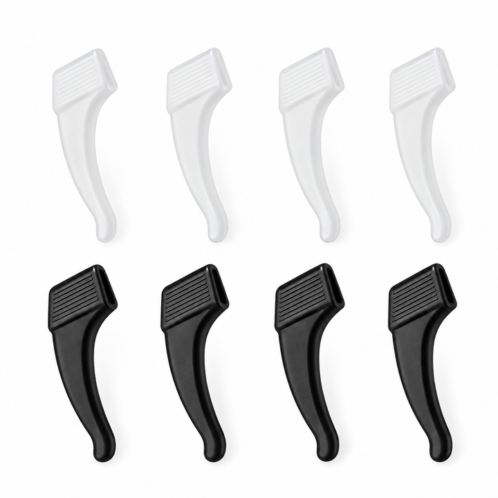 Silicone Eyeglass Ear Hooks — 8 Pieces, Selected Pack