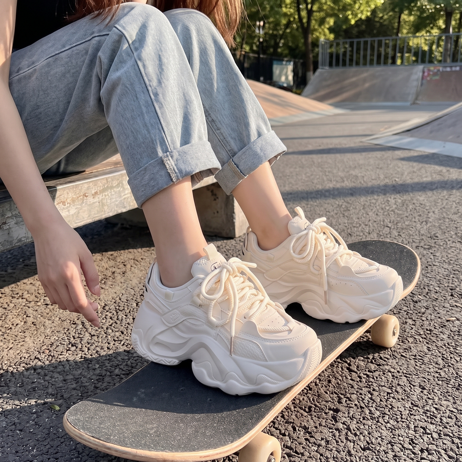 Thick Sole Platform Sneakers – lifestyle view