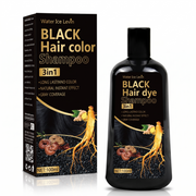 3-in-1 Black Hair Color Shampoo – white background