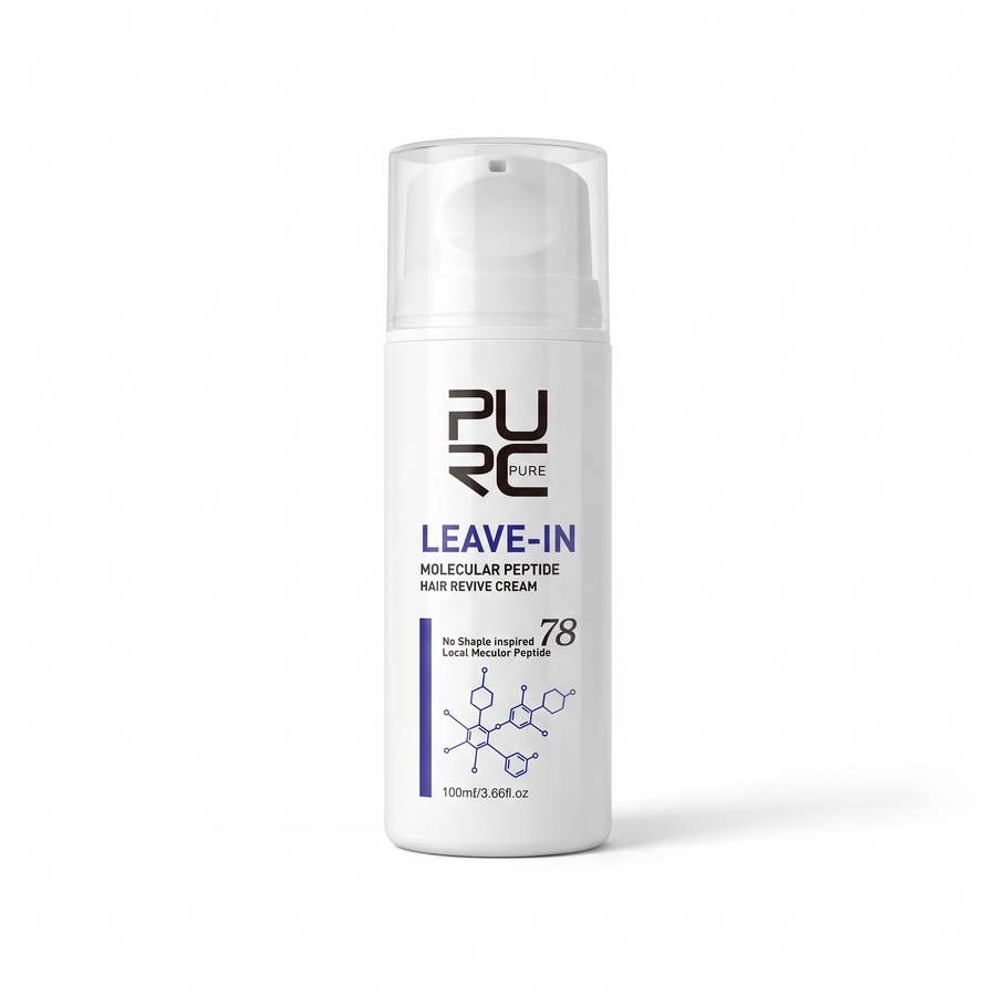 Leave-In Keratin Hair Repair Cream – white background