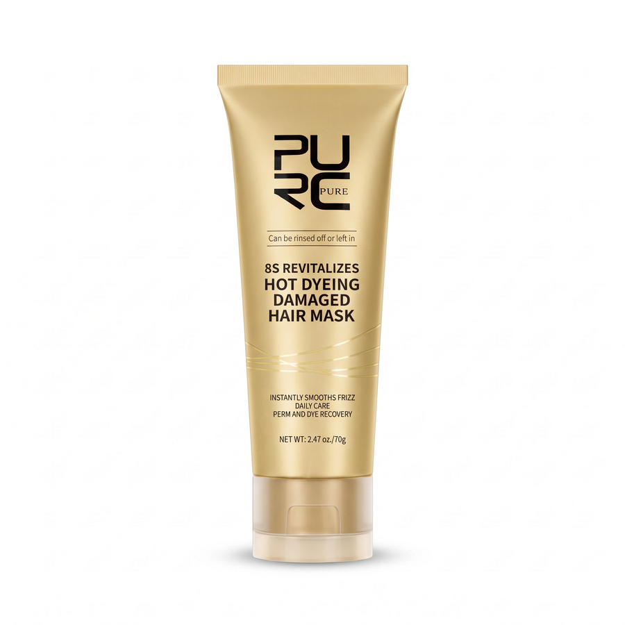 No-Rinse Leave-In Hair Treatment Mask – white background