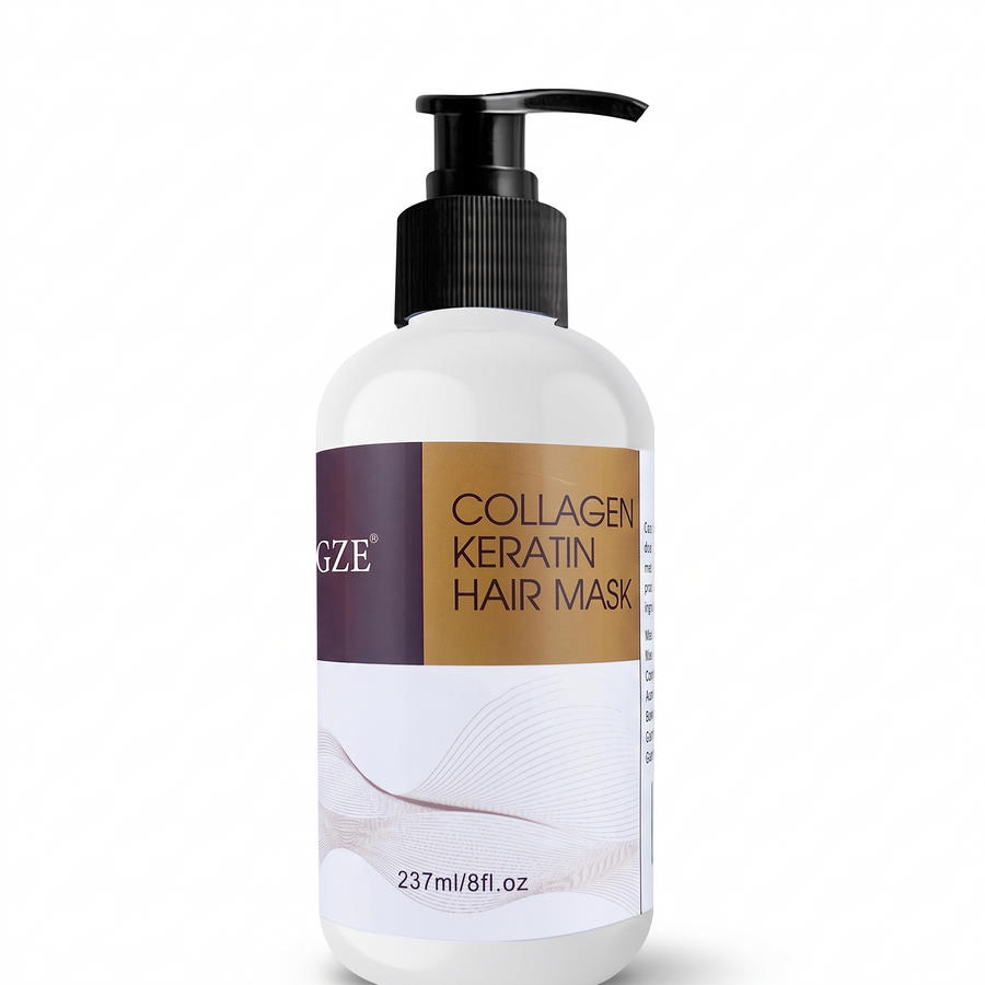 GZE Collagen Keratin Deep Conditioning Mask – white background