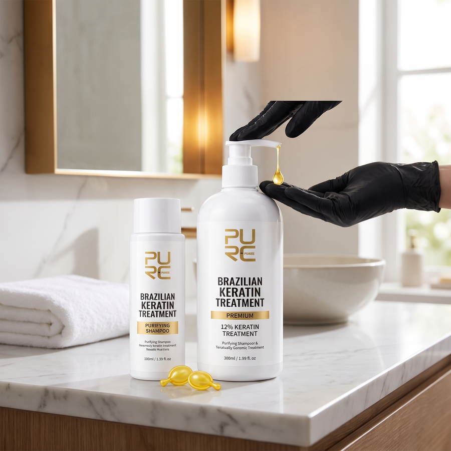 PURC Brazilian Keratin Treatment Set – lifestyle view