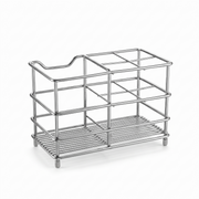 5-Slot Freestanding Stainless Steel Toothbrush Holder - product image 1