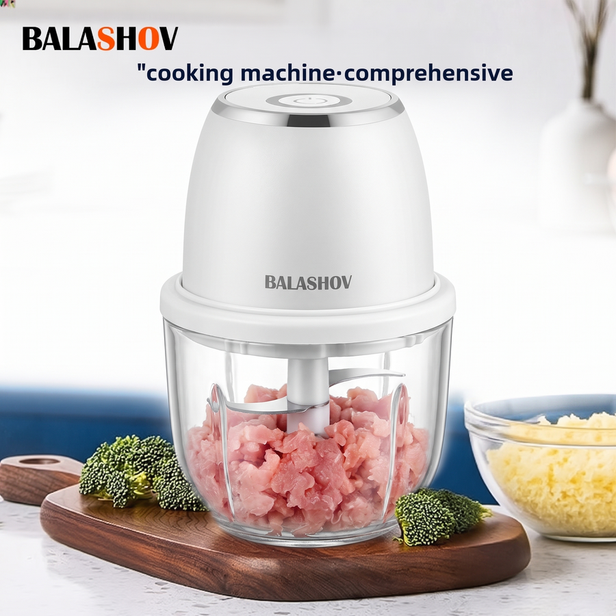 BALASHOV USB Electric Mini Food Chopper – white background