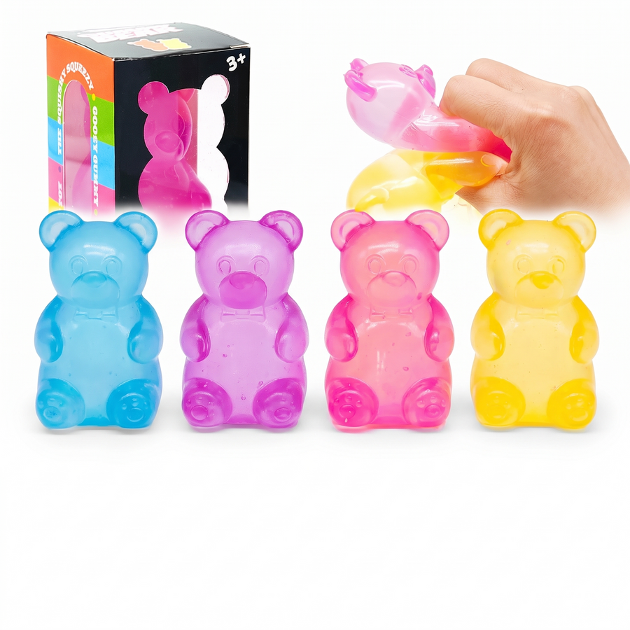 Schylling Squishy Bear Stress Toy – white background