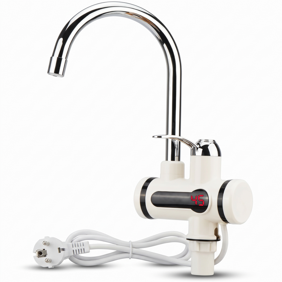 Instant Electric Hot Water Faucet – white background