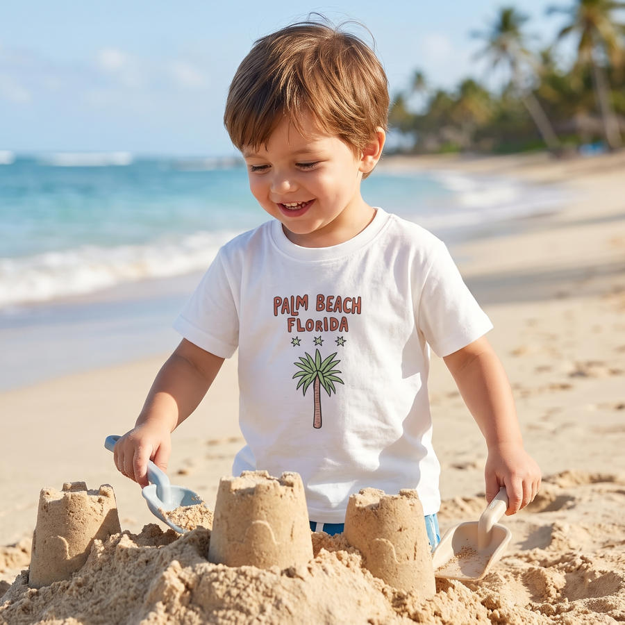 Kids Short-Sleeve Cotton Crew Neck T-Shirt – lifestyle view