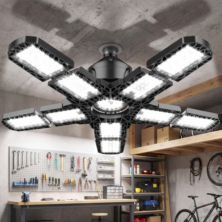 Adjustable LED Garage Shop Light – lifestyle view