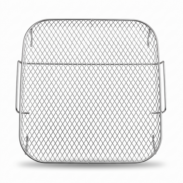 stainless steel square air fryer baking rack – square rack product hero