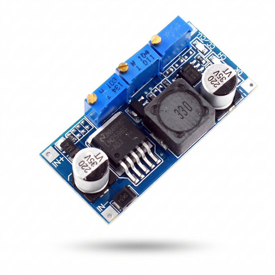 LM2596 DC-DC Step-Down Voltage Module – white background
