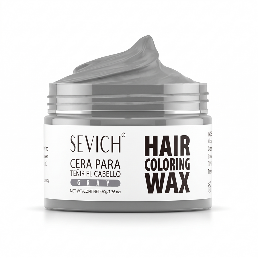 Temporary Hair Color Wax – white background