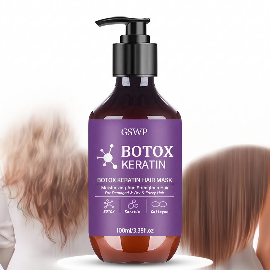 Moisturizing Keratin Hair Mask – white background