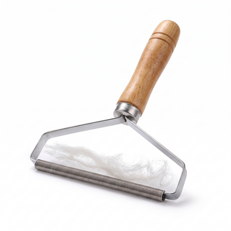 Manual Pet Hair Remover Scraper – white background