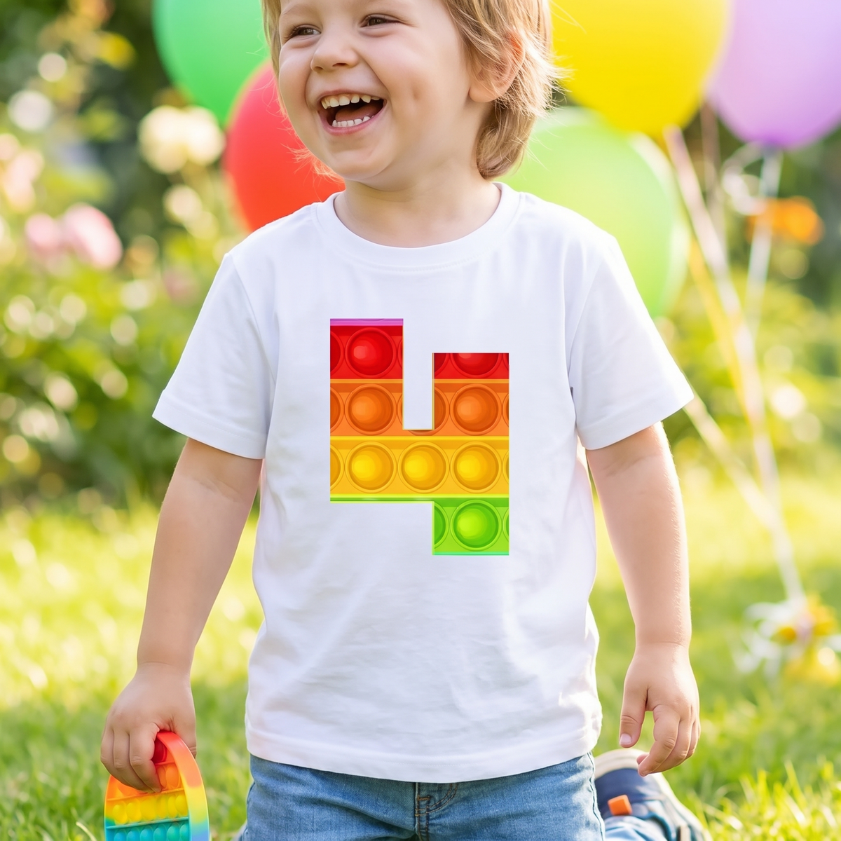 Kids Number Birthday T-Shirt, Ages 2–11 – product image 1